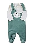 Sterntaler Unisex Baby Strampler-set Nicki Ben Strampelhose, Dunkelgrün...