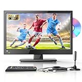 DESOBRY 16 Zoll Kleiner Fernseher 1080p eingebauter DVD-Spieler, Mini tv...