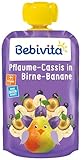 Bebivita Drück Mich Quetschbeutel, Drück Mich Pflaume-Cassis in...