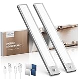 LROLTEF Schrankbeleuchtung Led Lampe mit Bewegungsmelder - 21cm 1500mAh...