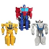 Transformers Spielzeug 1-Step Flip Heroes 3er-Pack, Wheeljack, Bumblebee...