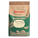 Gerstoni Fitness Gerstenflocken fein 3kg, PREMIUM-QUALITÄT Reich an...