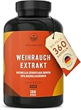 Weihrauch Kapseln Hochdosiert - 2000mg Extrakt pro Tag - 360 Kapseln -...