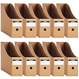 Foydream Zeitschriftenhalter Kraftpapier, 10 Stück A4 Zeitschriftensammle...