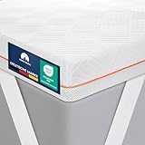 Hochwertiger Topper 120x200cm 7cm hoch - H2/H3 Matratzentopper mit weicher...