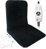Delindo Lifestyle Beheizbare Bürostuhl Sitzauflage, 43x94 cm, Stuhlkissen...