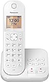 Panasonic KX-TGC 420 GW, schnurloses Telefon mit Anrufbeantworter, Weiß