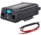 revolt Spannungswandler: 12-V-Wechselrichter auf 230 Volt, USB-A und -C,...