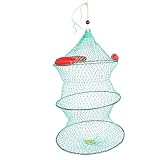 HEMOTON 1Stück Floating Fishing Net mit Schwimmer Faltbares Angelzubehör...