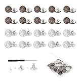 20 Stück Knöpfe Hosen Enger Machen, Jeans Knöpfe Ohne Nähen, Hosen...