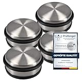 4 x Türstopper 1,2 kg Boden schwer VonBueren | ca. 10,5 x 5 cm | Tür...