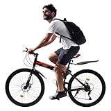 TONFEION Mountainbike, 26 Zoll Klappfahrrad 21 Gang Unisex Erwachsene...