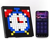 LED Pixel Art Display Rahmen mit Uhr Telefon Steuerung Bluetooth...