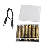 USB 5V 9V 12V Ausgang 6x 18650 Akku USV-Boxen für Tablets CCTV-Kameras LED...