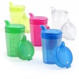 Horn Medical 5er Pack Erwachsenen Trinkhilfen 250ml Schnabelbecher PLUS 5...