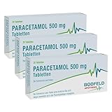 PARACETAMOL 500 mg Tabletten Bodfeld Apotheke (3x20St) 60 St - bei leichten...