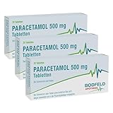 PARACETAMOL 500 mg Tabletten Bodfeld Apotheke (3x20St)