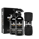 GENTLEMONKEYS Lederreiniger Set (500ml Leder Reiniger + Microfasertuch +...