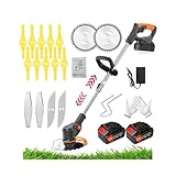 Rasentrimmer mit Akku Rasenkantenschneider Akku Rasentrimmer mit Akku 24V...