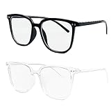 Mesybveo 2er-Pack Blaulichtfilter Brille, Computerbrille, Blue Light...