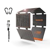 Solarpanel 60W, Flexsolar Tragbares faltbares Solarladegerät IP67...