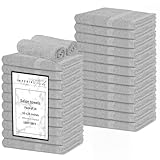 Handtücher (Packung mit 24 Stück) grau Economy Salon Handtücher – 100%...