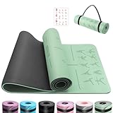 OUTDOUSE Yoga Matte, TPE Yogamatte Rutschfest Hautfreundliche...