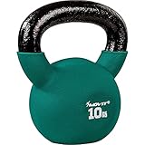 MOVIT Kettlebell PRO, Kugelhantel aus Gusseisen mit Neoprenbeschichtung, 12...