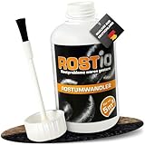 Rostio Rostumwandler 250 ml – mit Pinsel – Rostkonverter & Grundierung...