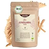 Ashwagandha Pulver BIO (250g) |100% ECHTE Ashwagandhawurzel gemahlen aus...