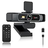 Angetube 4K Weitwinkel Webcam HD 8MP Sensor Webkamera mit Mikrofon...