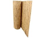 bambus-discount.com Niedrige Premium Schilfrohrmatte Beach für Balkon 90 x...