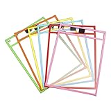 6 Stück Trocken Abwischbare Taschen Robuste Blattschutzfolien Die Sich...