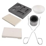 SOIMISS Graphit kelchset mit Schmelzform Hochreiner Graphit kelch für...