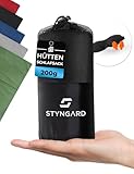 STYNGARD Hüttenschlafsack Ultraleicht [200g] - Ultraleichter Schlafsack...