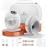 Robofun 2er-Pack Milchpumpe Elektrisch Freihändig, Leise Doppelmilchpumpe...