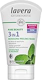 lavera, PURE BEAUTY 3in1 Reinigung Peeling Maske reinigt porentief...