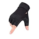 YouLpoet Halbe Finger Taktische Handschuhe Männer Frauen Anti-Rutsch...