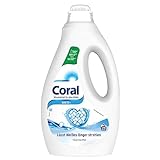 Coral Waschmittel White+ Flüssigwaschmittel für länger strahlendes Weiß...