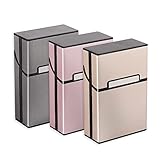 3 Stück Zigarettenetui,Zigarettenbox Metall mit...