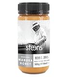 Steens Manuka Honey MGO 830+ - 500 g rein roher 100% zertifizierter UMF 20+...