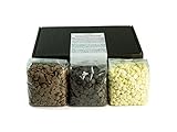 CHOCO SECRETS - Trio - 3 x 200g belgische Vollmilch, dunkle Zartbitter,...