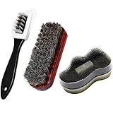 Schuhputzbürste, Wildlederbürste für Schuhe, Rauleder Kombi-Bürste,...
