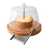 BOSKA Käseschaber Amigo mit Glocke/einfach zu verwenden/hält Käse langer...