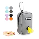 COOWONE Kleine Leckerli-Tasche mit Kotbeutel-Spender für Leine, tragbare...