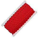 25m Zackenlitze Borte Zick-Zack-Borte auf Karte, 5/9mm breit, Viskose,...
