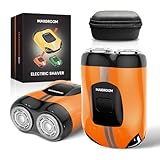 MAXGROOM Bart Rasierer Herren Elektrisch,IPX7 Mini Elektrorasierer...