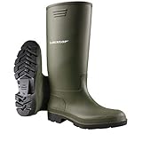 Dunlop Herren wasserdichte Gummistiefel Grün EU 44