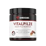 SHROOMY Mushroom Complex Extrakt-Pulver für Hunde & Katzen mit 6...