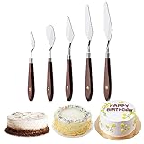 5 Stück Streichpalette Set Kuchen Creme Spachtel Gebäck Werkzeug...
